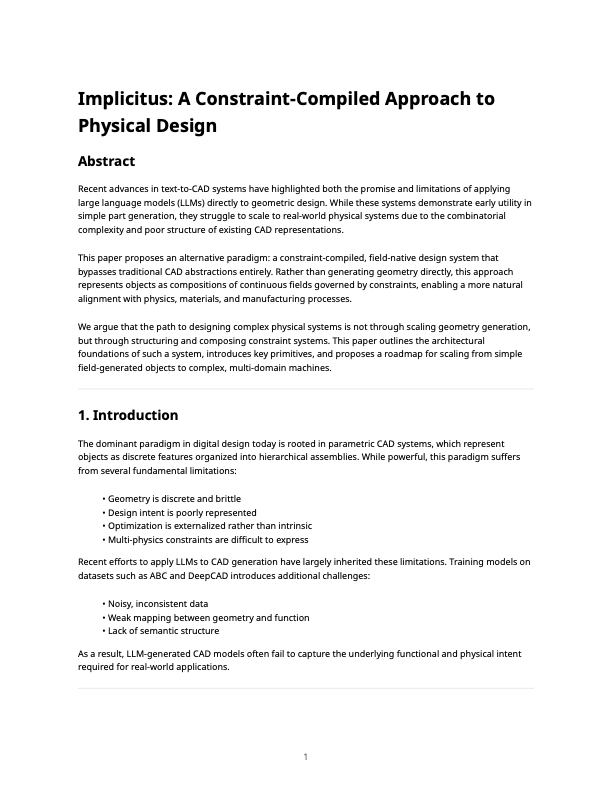 Implicitus whitepaper cover